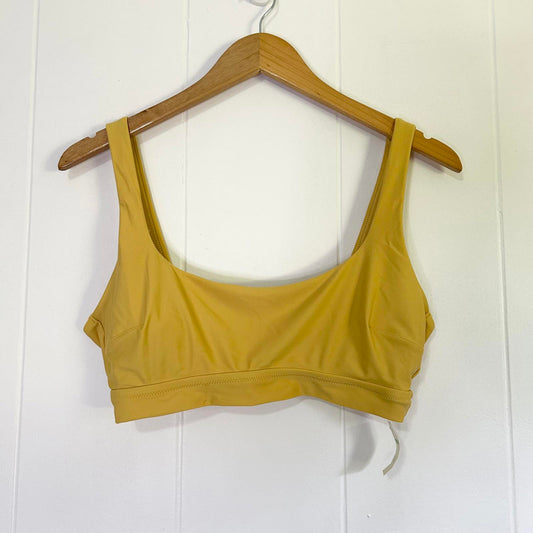 Aerie Yellow Scoop Bikini Top Women's Large (Brand New)