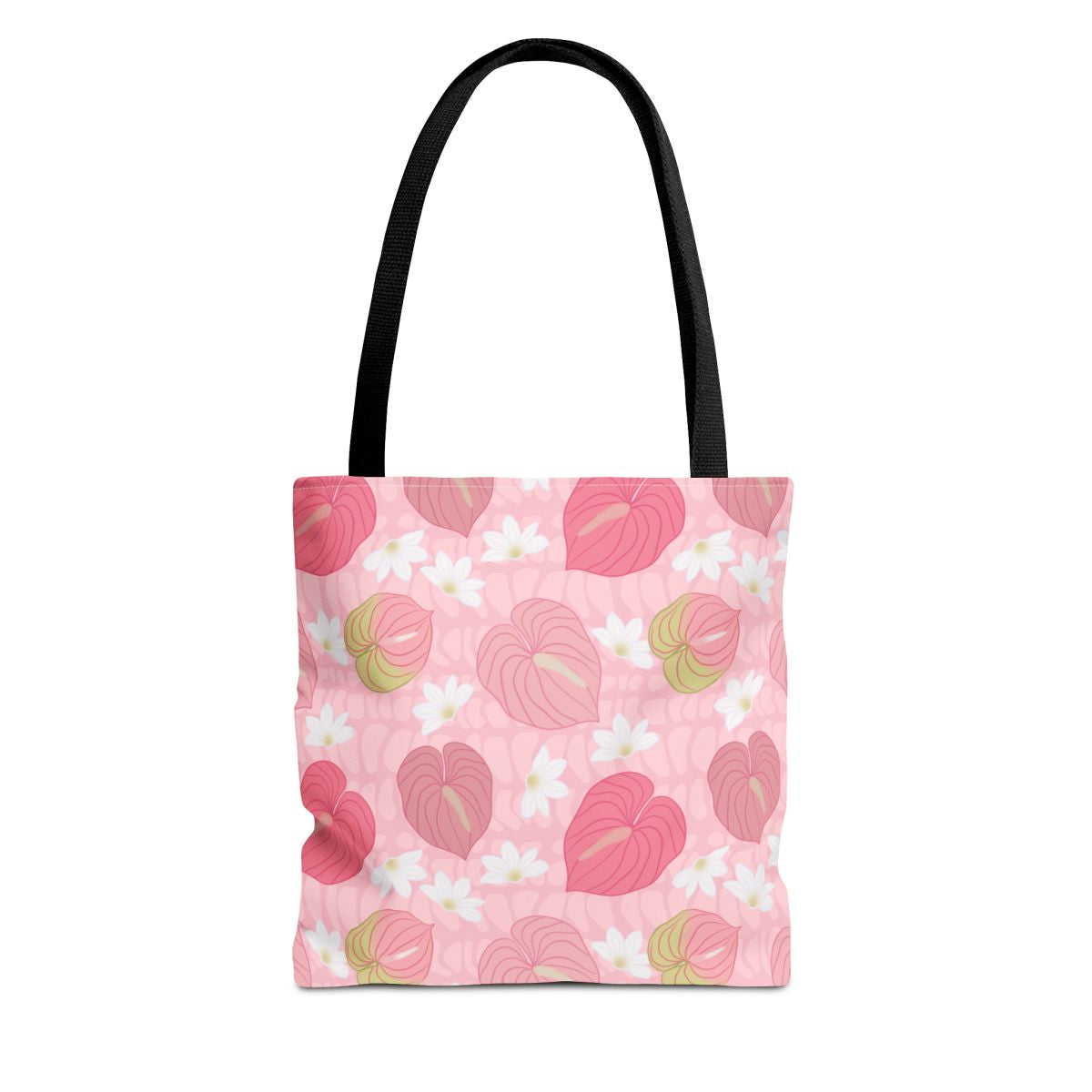 Pink Anthurium Naupaka Hebrew Cone Tote Bag