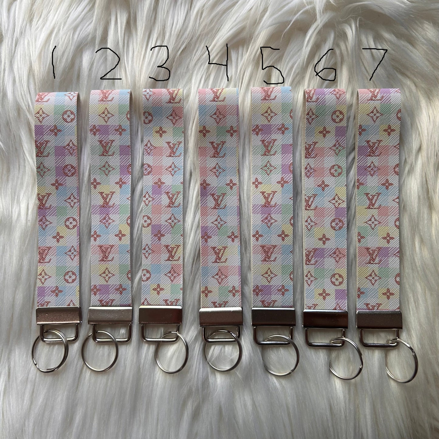 Floral Plaid LV Wrislet