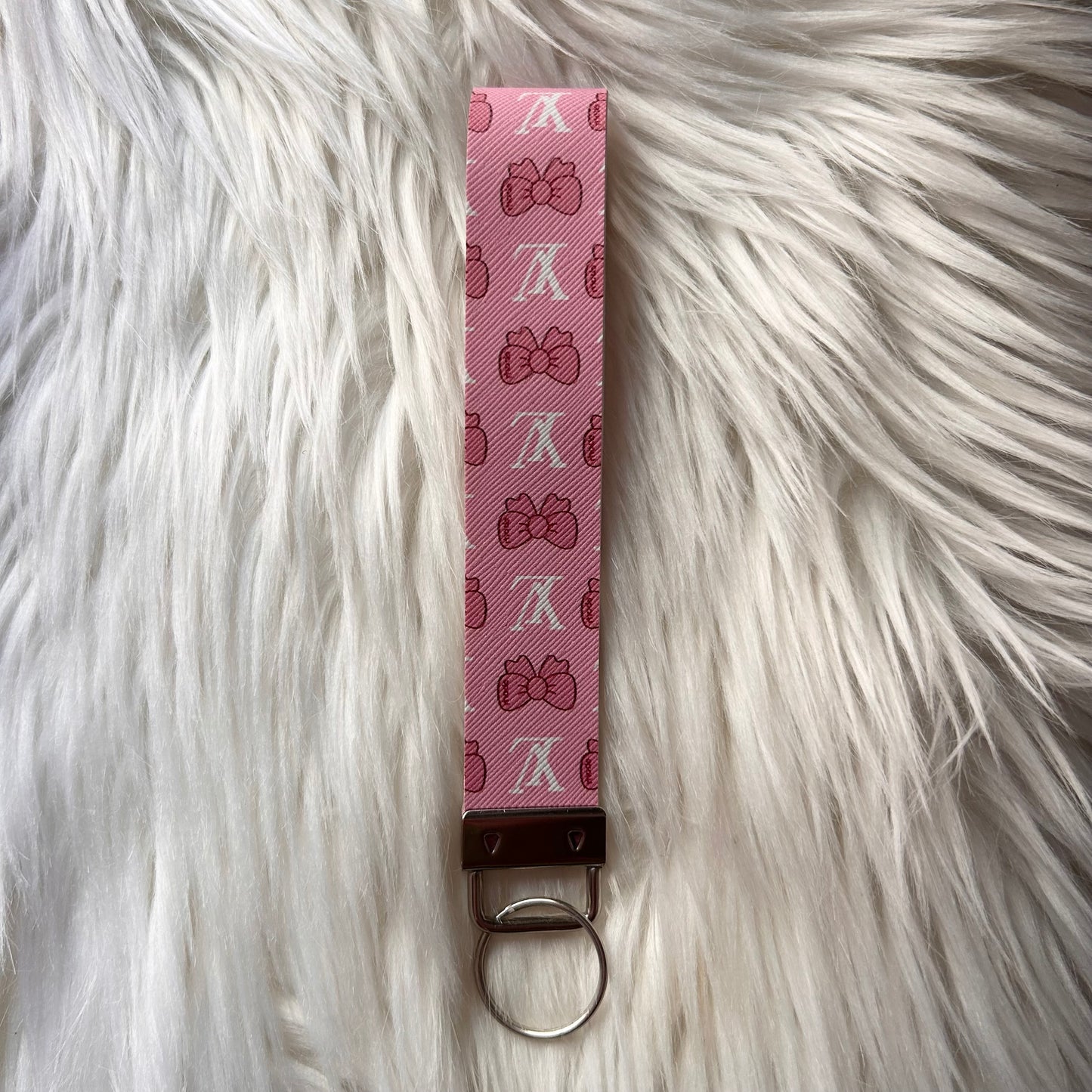Pink LV Bow Wrislet