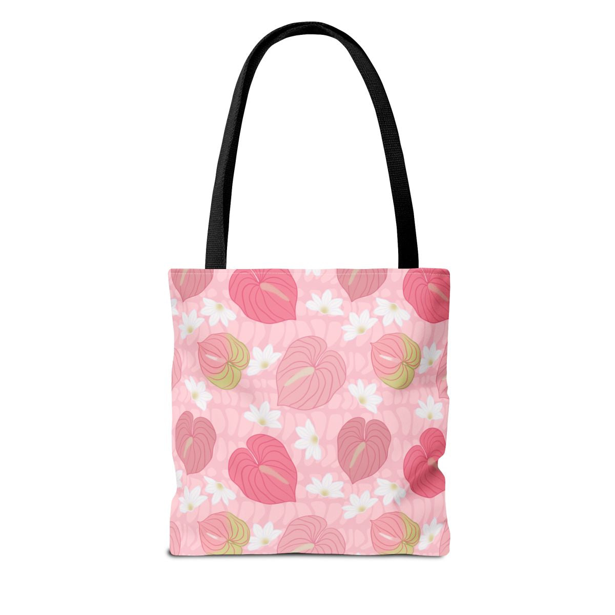 Pink Anthurium Naupaka Hebrew Cone Tote Bag
