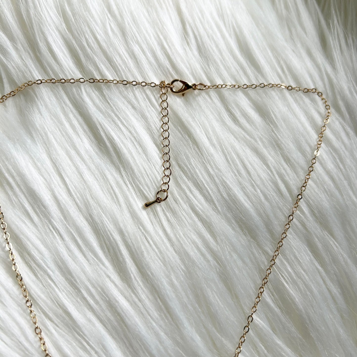 Hawaiian Floral Barrel Gold Plated Chain Necklace (18-20 inches)