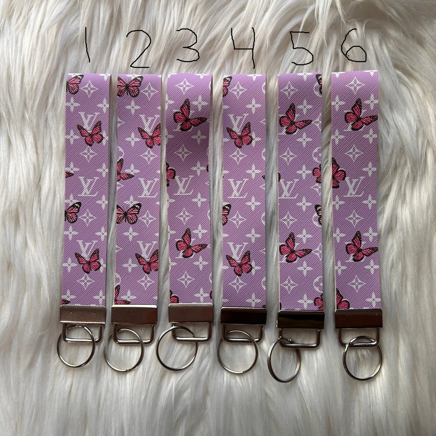 Purple LV Butterfly Wrislet