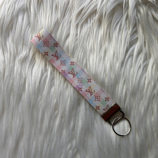 Floral Plaid LV Wrislet