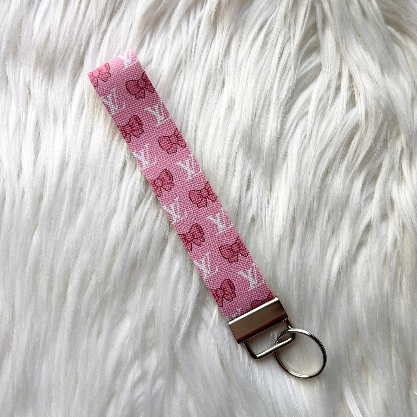 Pink LV Bow Wrislet