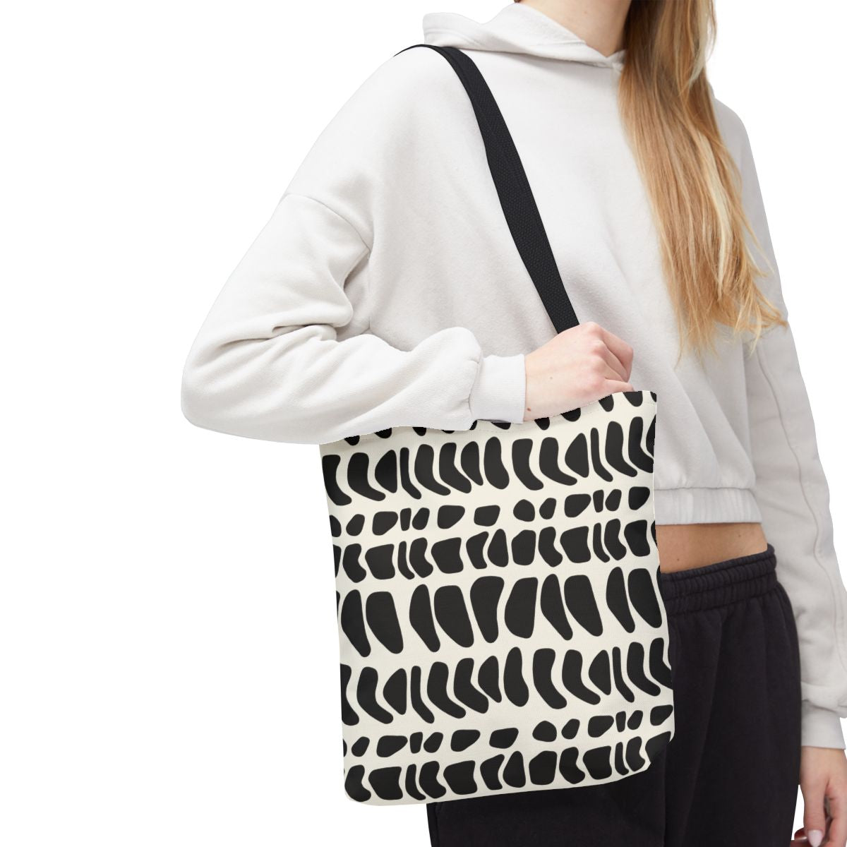 Hebrew Cone Shell Print Tote Bag