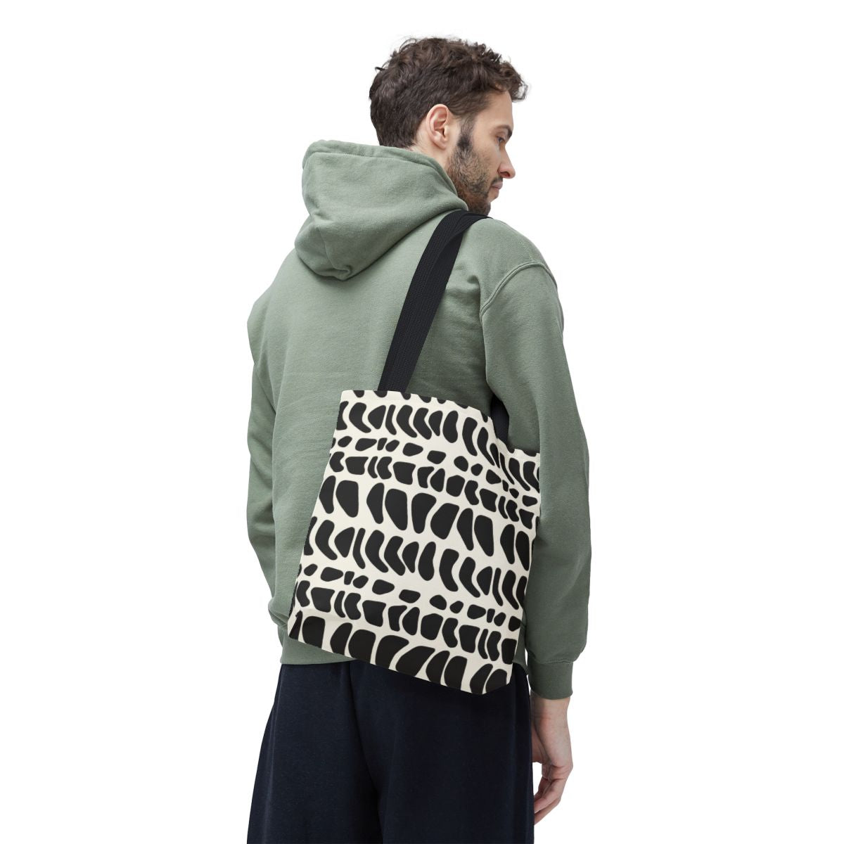 Hebrew Cone Shell Print Tote Bag