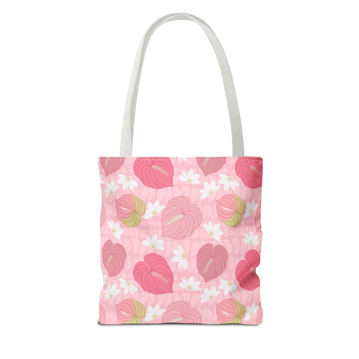Pink Anthurium Naupaka Hebrew Cone Tote Bag