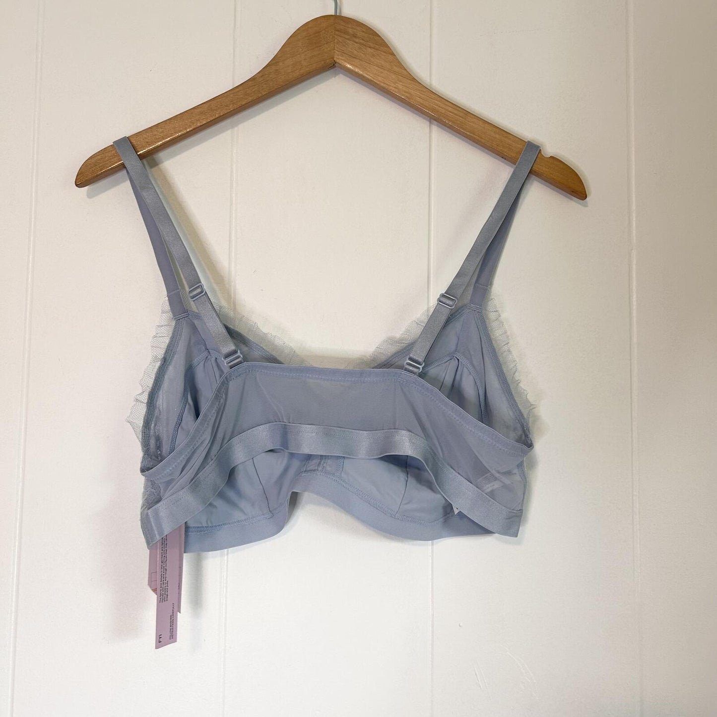 Wild Fable Blue Sequin Floral Lace Ruffle Bralette - Women's XXL