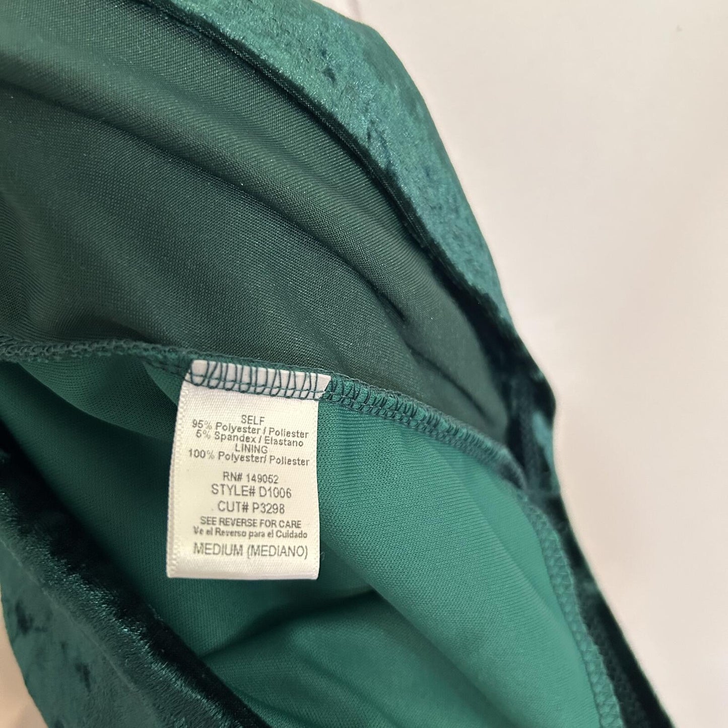 Fashion Nova Green Velvet Bodycon Midi Halter Dress - Women's Medium