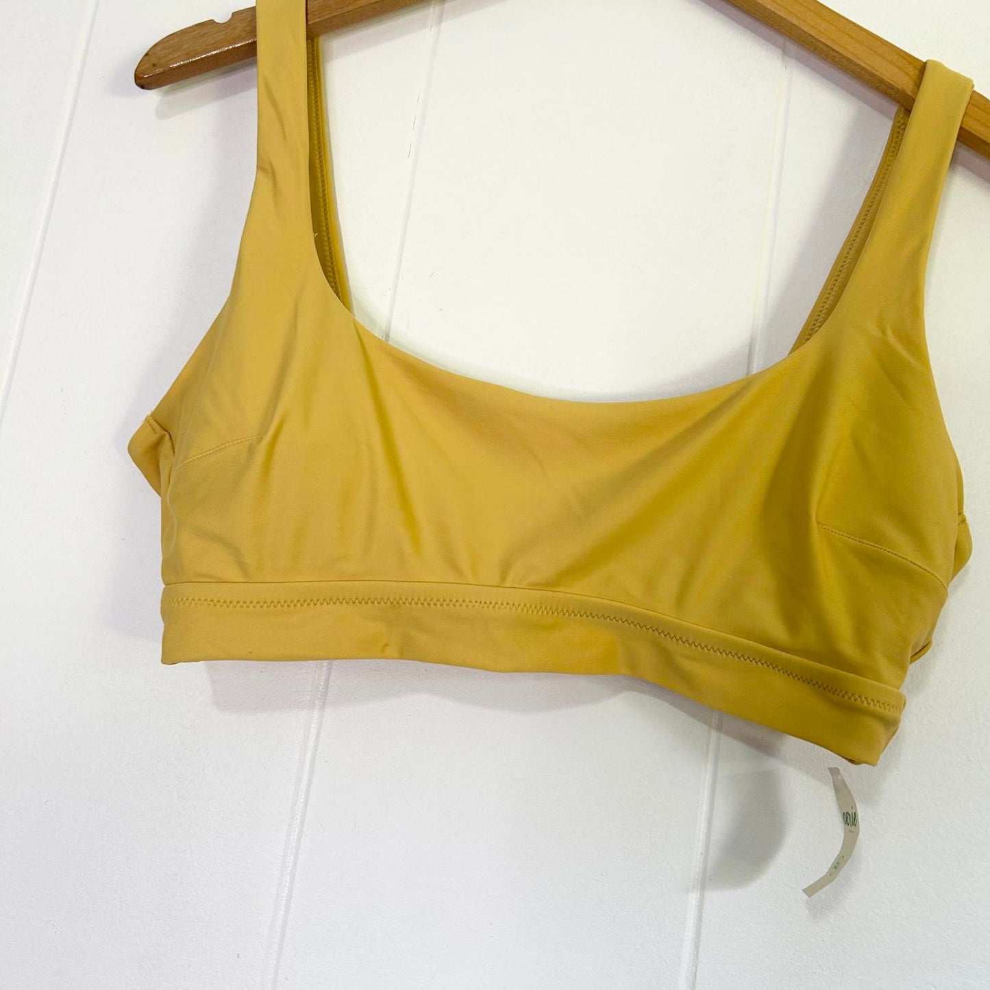 Aerie Yellow Scoop Bikini Top Women's Large (Brand New)