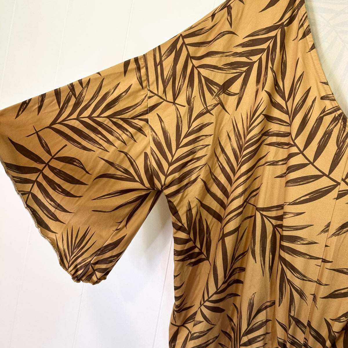 Jwlovesme Tropical Hawaiian Print Front Tie Blouse - Women's 3XL