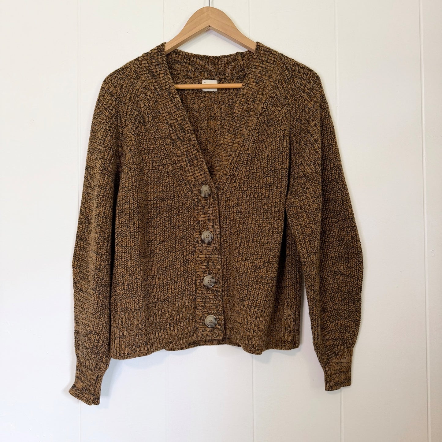 A New Day Chunky Knit Long Sleeve Cardigan Sweater - Women's Large