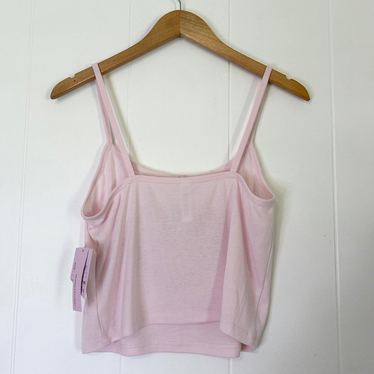 Wild Fable Pink Girly Cat Kitty Coquette Spaghetti Strap Tank Top - Women's Large