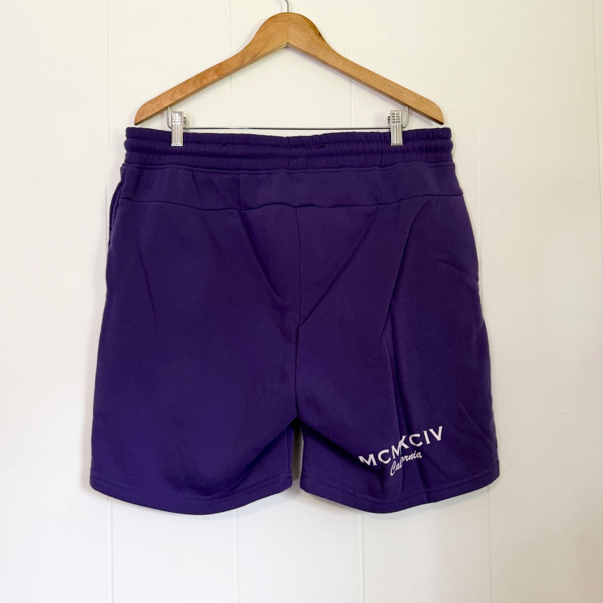 Brooklyn Cloth Purple LA Los Angeles Lakers Basketball Casual Shorts - Men's XL